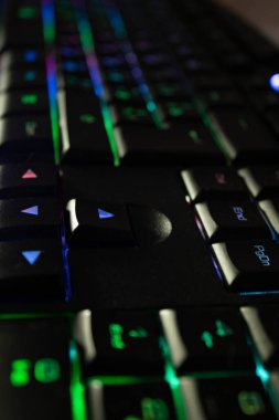 Renk renklendirmeli klavye.