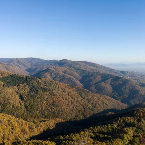 Vista Panorámica Desde Ladera Montaña Kozara Cubierta Bosque Durante Día —  Fotos de Stock