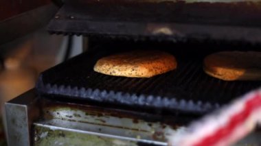 Tavuk tikka burger için ızgara burger..