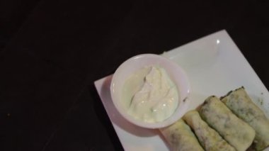 Hint stili sokak tavuğu mayonezli shawarma.. 