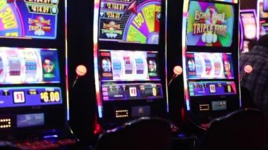 Las Vegas Nevada 'daki kumarhane kumar makinesi