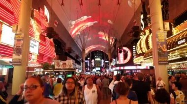 Las Vegas Nevada 'daki Fremont sokak deneyimi