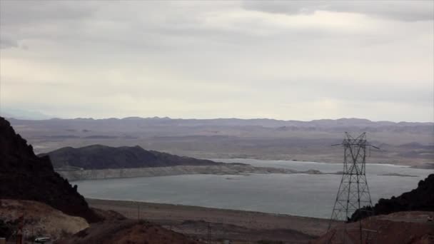 Las Vegas Nevada Dağları Red Rock Canyon Yolu — Stok video