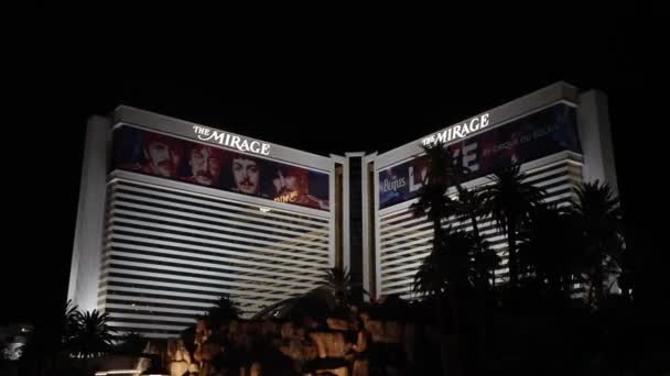 Hotel Mirage Las Vegas Nevada — Vídeo de Stock