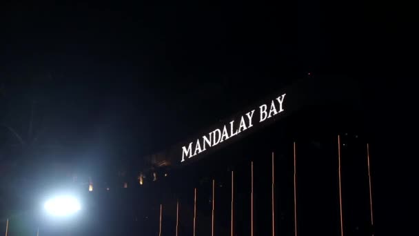 Mandalay Bay Hotel Las Vegas Nevada — Vídeo de Stock
