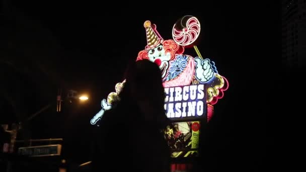 Circus Circus Hotel Casino Las Vegas Nevada — Vídeos de Stock
