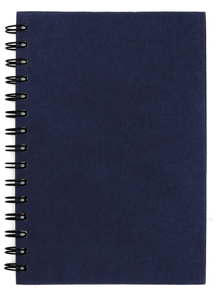 Nevy Notebook Isolate Est Sur Fond Blanc Avec Chemin Coupure — Photo