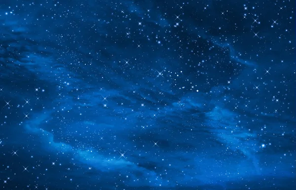 Hvězdnou Noční Oblohu Pozadí Abstraktní — Stock fotografie