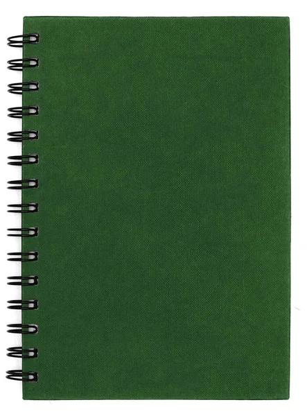 封面笔记本隔离是在白色背景与修剪路径 图库照片