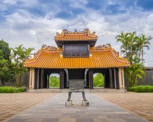 Khiem Cung Gate Hoofdingang Naar Hoa Khiem Paleis Duc Koninklijke — Stockfoto