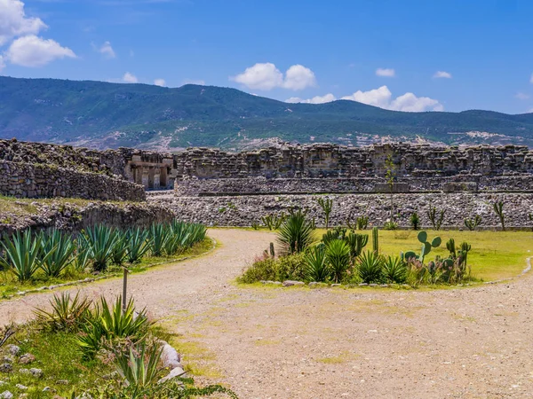 Scenic Visning Mitla Arkæologiske Område Oaxaca Mexico - Stock-foto