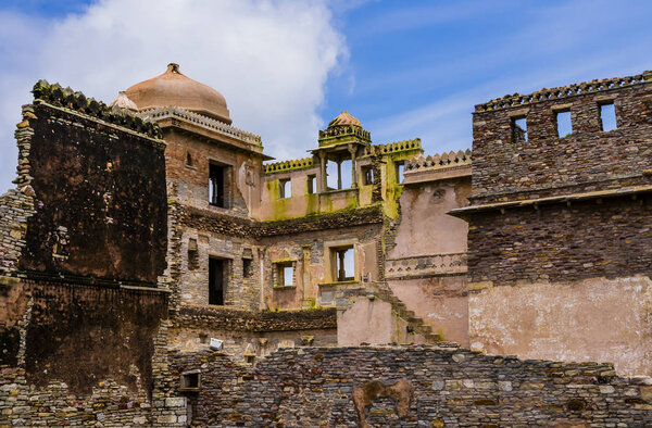 Stunning ruins of Chittorgarh fort, Rajasthan, India