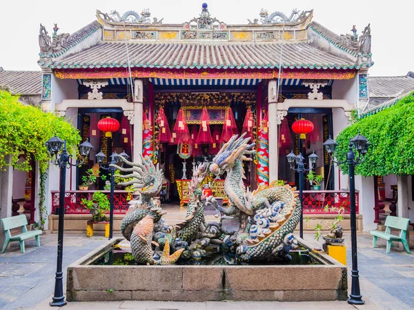 Vista Deslumbrante Quang Trieu Cantonês Corredor Montagem Dos Templos Mais — Fotografia de Stock
