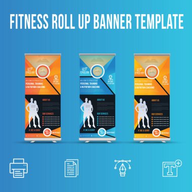 Şirket bayraklarının şablonu. Bu düzen herhangi bir proje amacı için uygundur. Kullanımı ve kişiselleştirilmesi çok kolay.