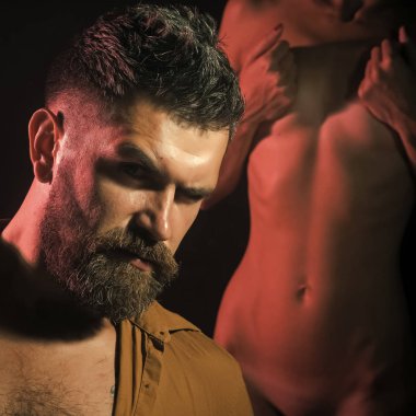 Güzel tutkulu çift, seksi Oyunlar