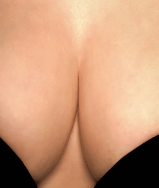 Vrouwelijke mooie borst — Stockfoto