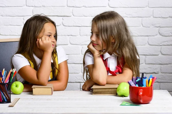 Compañeros Clase Educar Amigo Conocimiento Lección Concepto — Foto de Stock