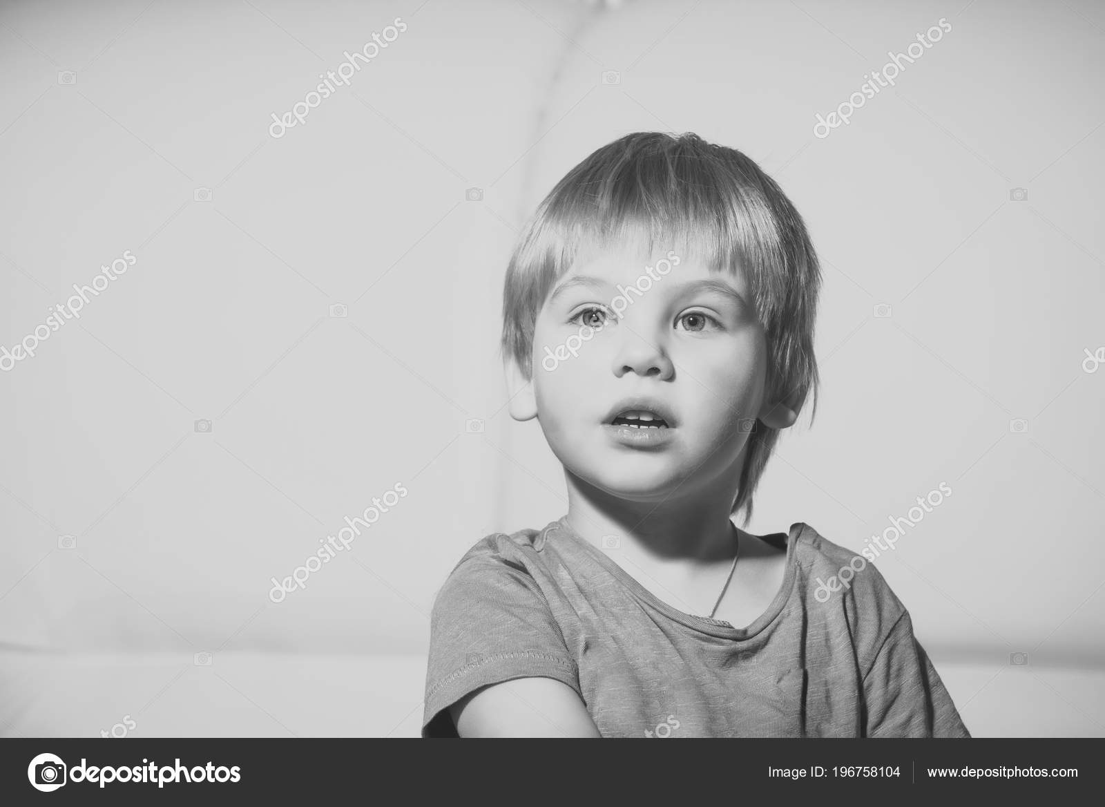 Kid With Blonde Hair Stock Photo C Tverdohlib Com 196758104