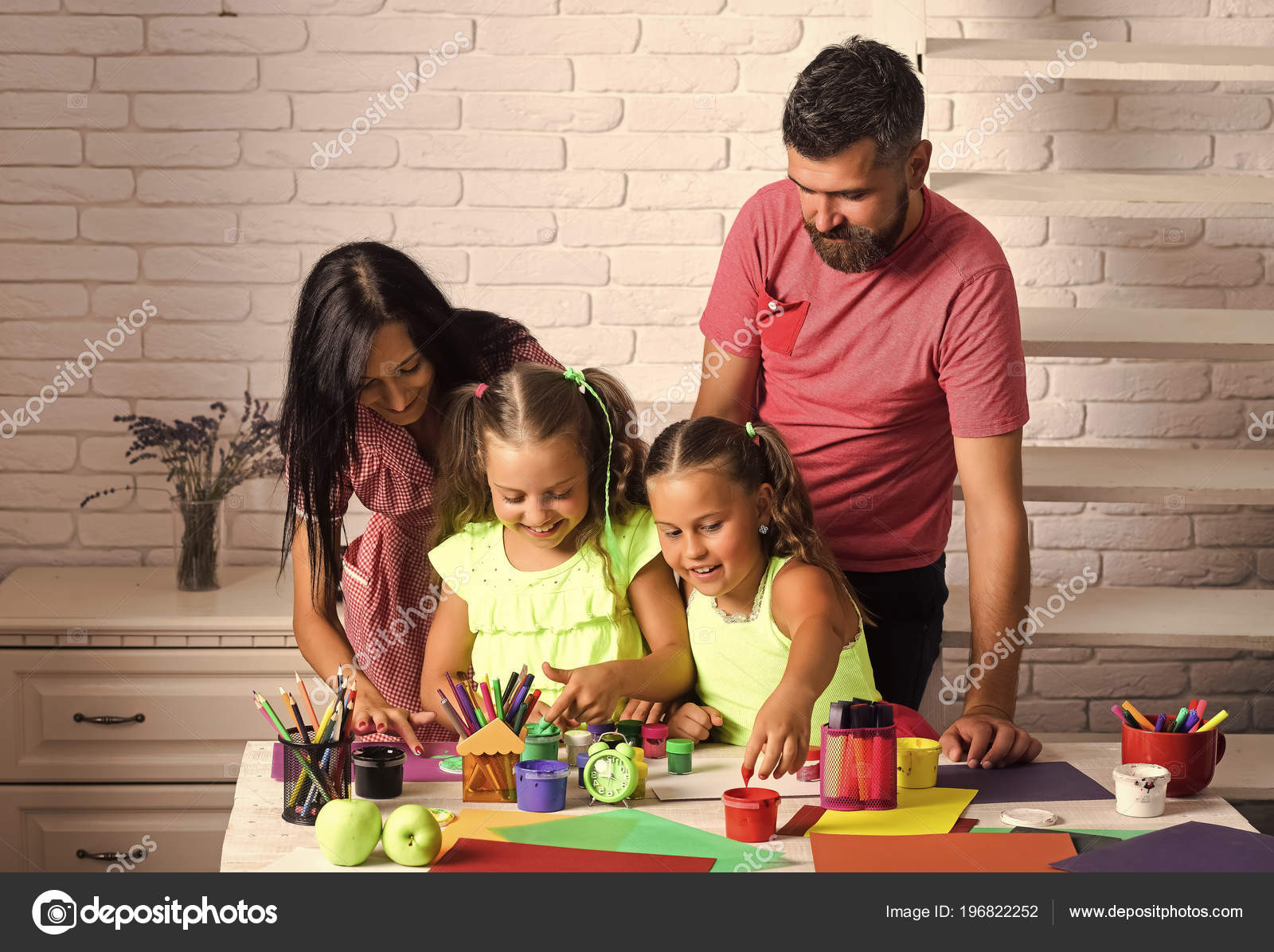 Finger Painting And Arts Girls Drawing With Mother And Father Children Playing And Learning With Parents Happy Childhood And Parenting Finger Painting And Arts Girls Drawing With Mother And Father Children Playing And Learning With Parents Happy Childhood And Parenting
