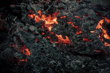 Volcano, fire, crust clipart