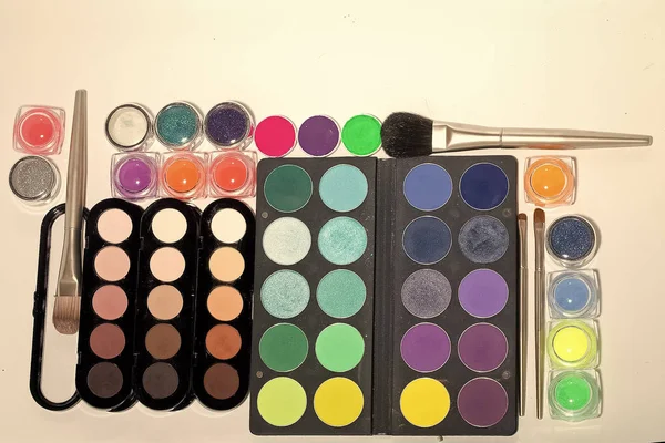 Colorful make-up set