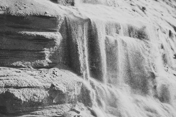 Sabbia cadente. Ecologia, geologia, strati di sabbia — Foto Stock