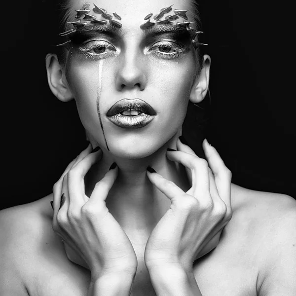 yürekten ağlarım. Altın seksi kadın