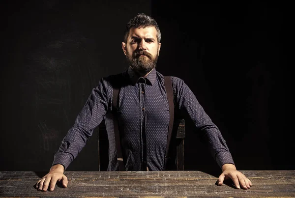 Mülakat kavramı. İşadamı veya tablo CEO'su.