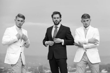 finansal ticaret. İşadamı korumaları ile