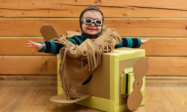 Onun hayal airdrome, pilot seyahat.