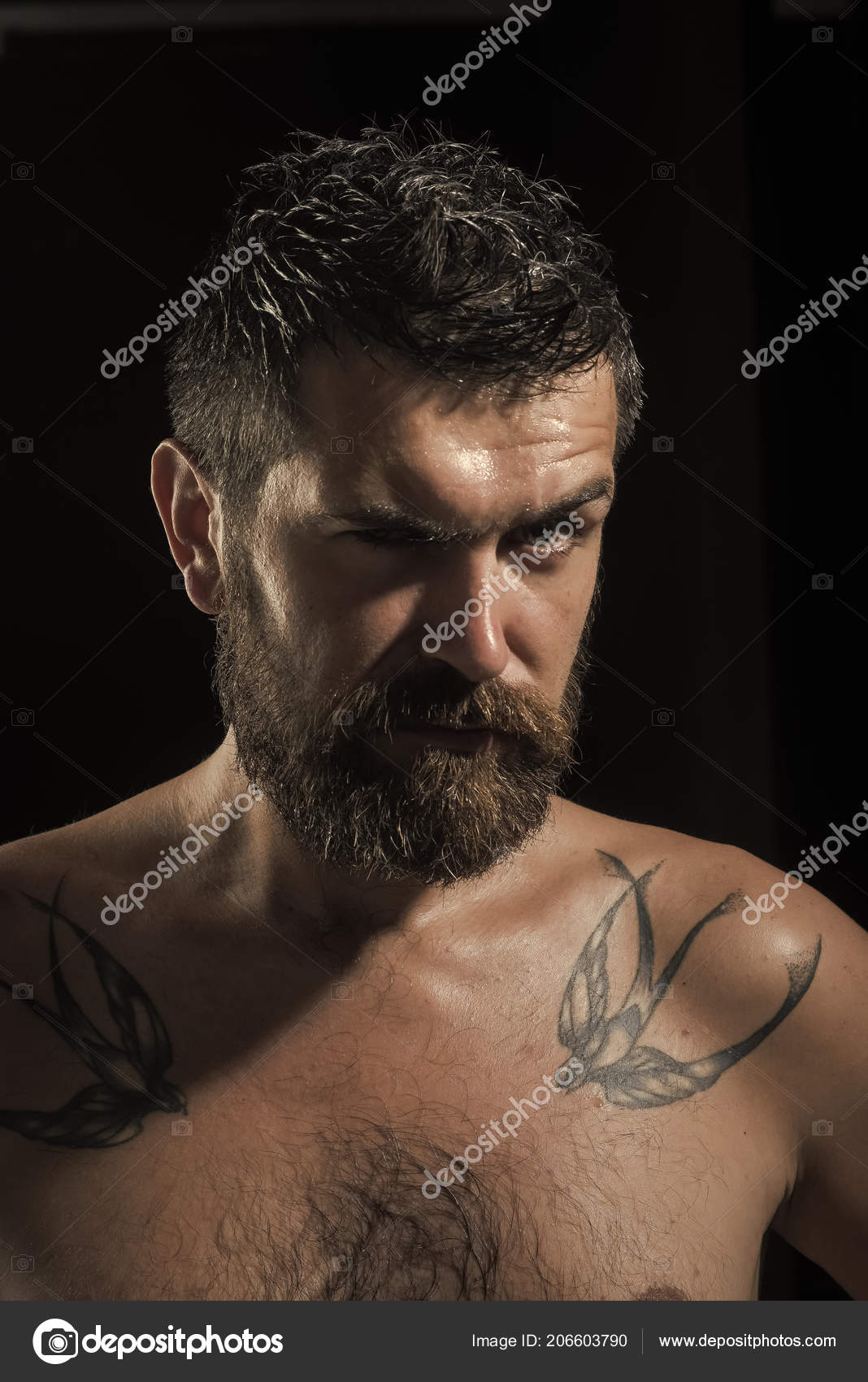 Serious face guy naked pic 961