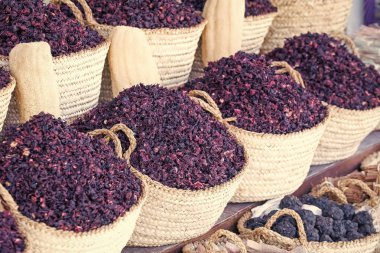 Kuru ot hibiscus çay sepetleri için.