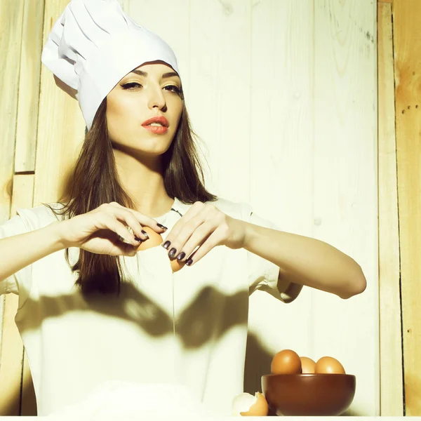 Professional female cook — Stock Photo, Image