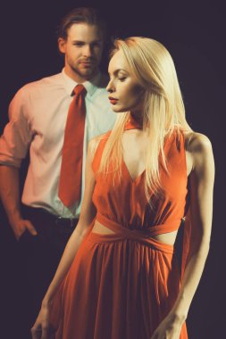 zarif seksi çift portre