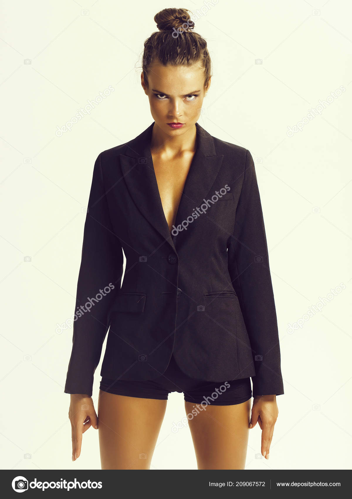 shorts and jacket suit