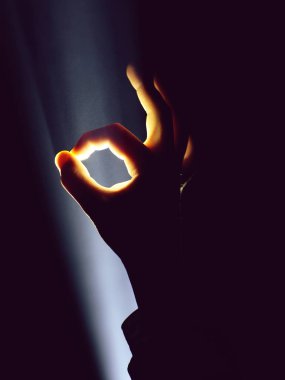 El hareketi spotlight içinde