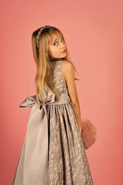 Little princess in dress. little princess girl — Stock Photo, Image