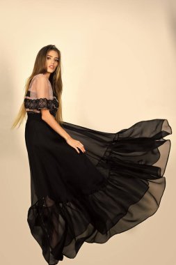 İçinde moda, stil şehvetli kadın.