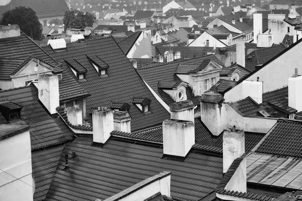 Bacalar ile pişmiş kiremitli çatılar