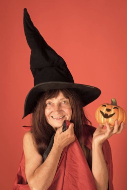 Cadılar Bayramı üst düzey Bayan uzun saçlı cadı şapka