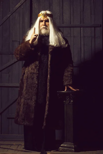 Taç sakallı adam — Stok fotoğraf