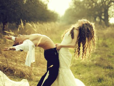 Seksi Düğün çifti