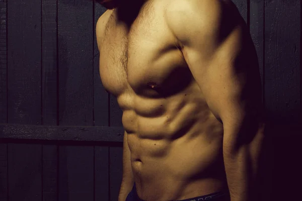 Sexy muscular homem — Fotografia de Stock