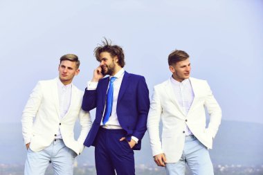 iş insanlar tartışma, iletişim ve toplantı, konuşan adam