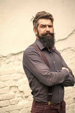 Sakallı yakışıklı adam