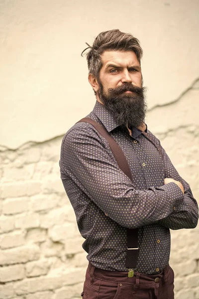 Hombre guapo con barba — Foto de Stock