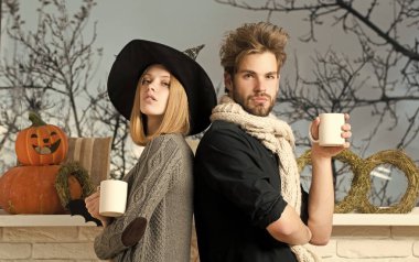 Cadılar Bayramı bayram ve sade bir atmosfer