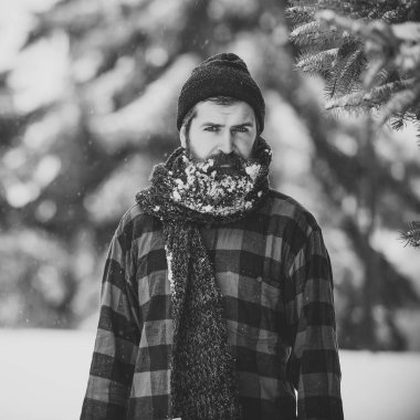 Noel hipster ahşap, Şapkalı.