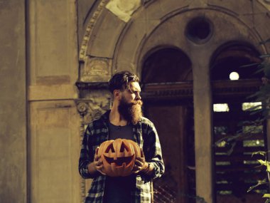 Cadılar Bayramı Balkabağı adamla