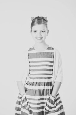 Moda ve güzellik pinup tarzı, çocukluk. moda ve retro tarzı